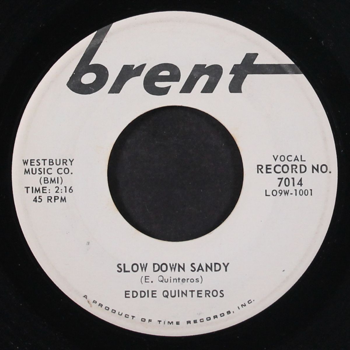 slow down sandy / lindy lou by EDDIE QUINTEROS