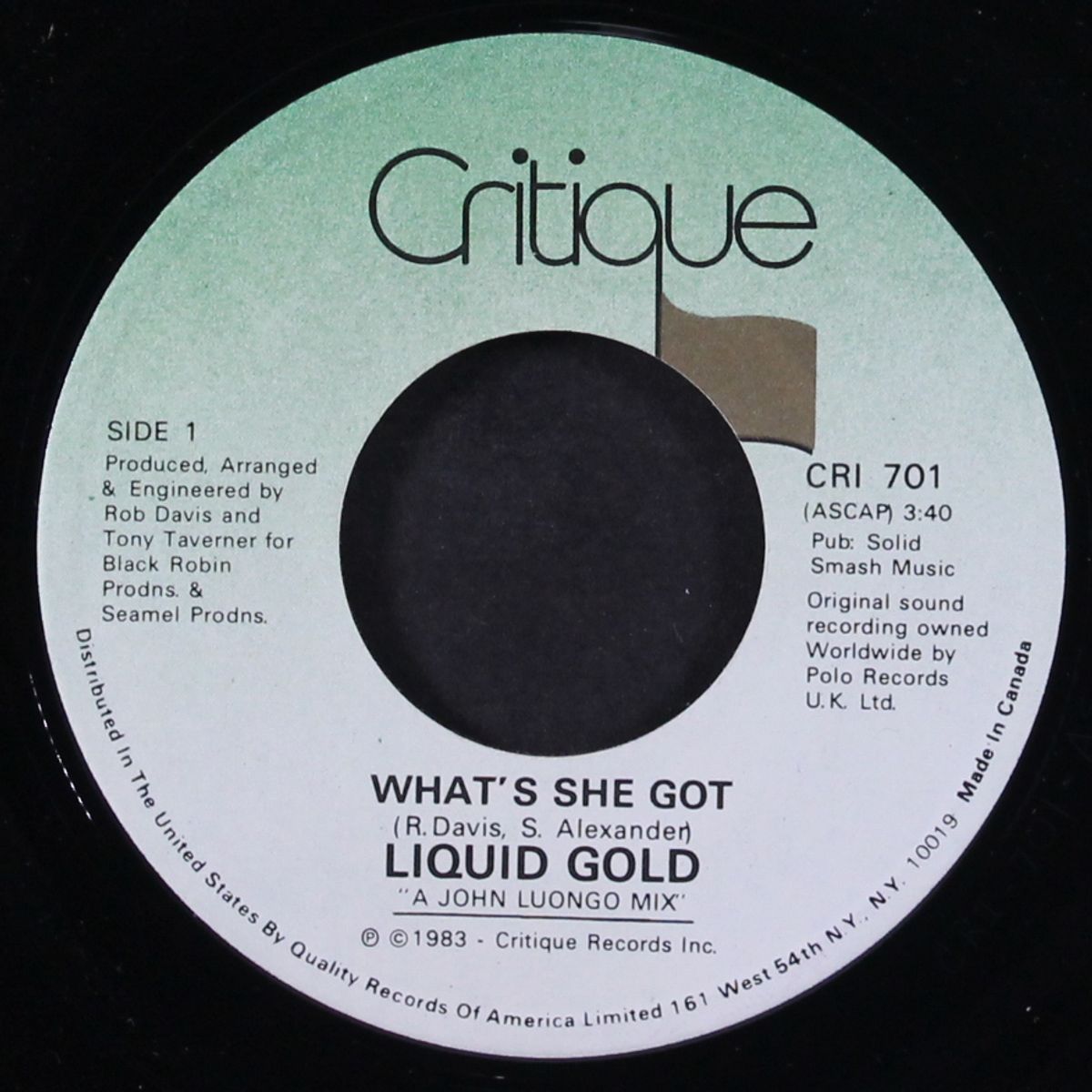 what's she got / coming down by LIQUID GOLD