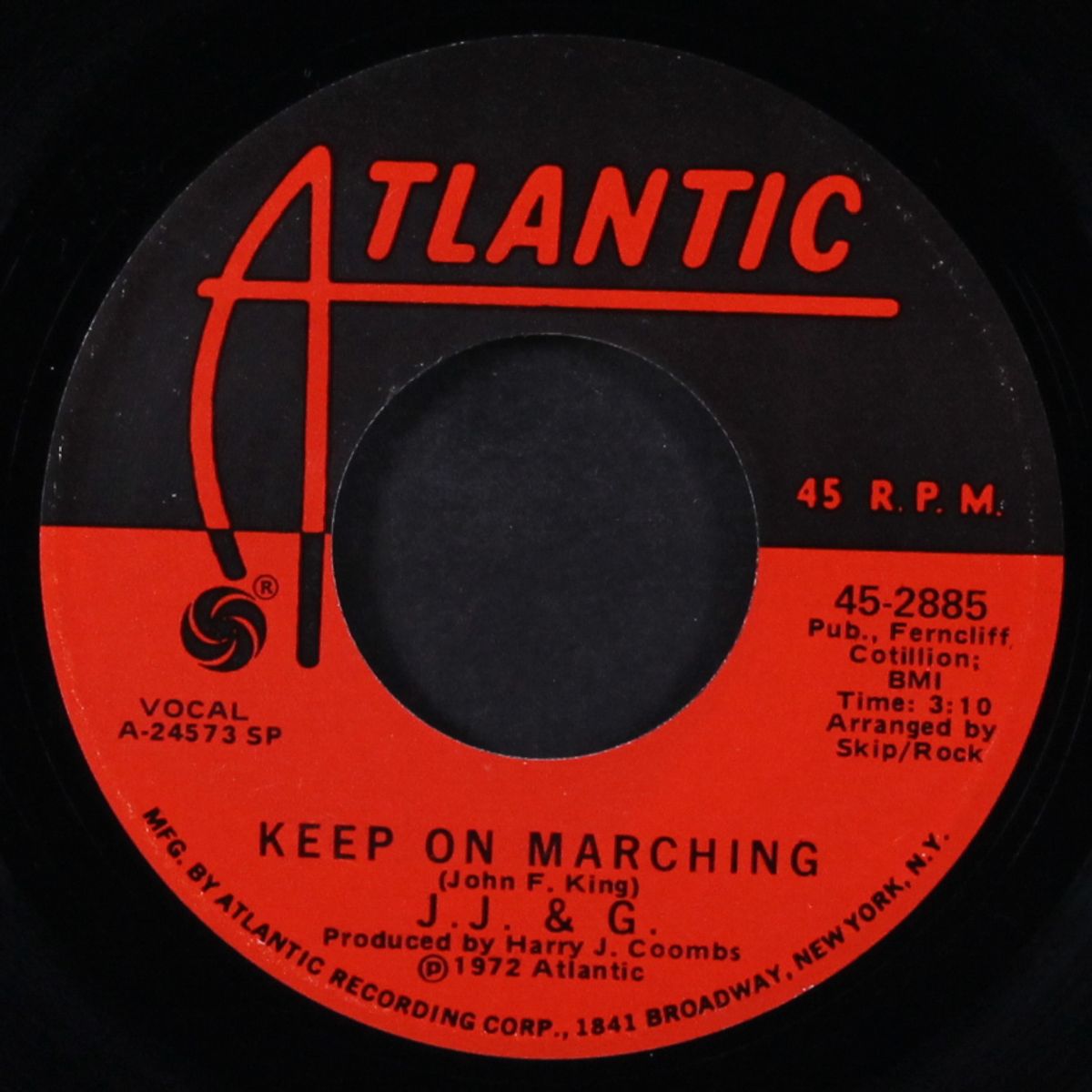that's what i get for loving you / keep on marching by J.J. & G.