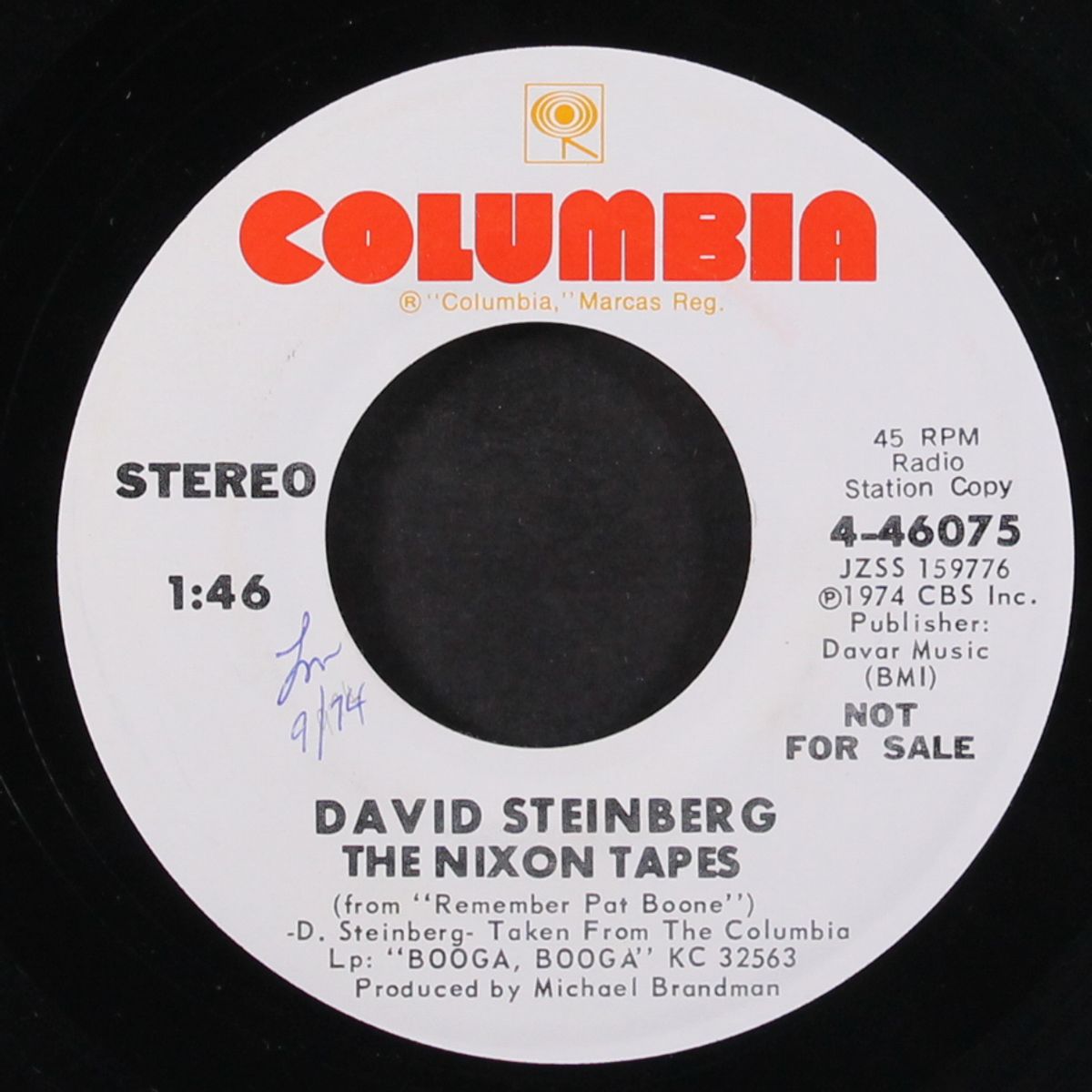 the nixon tapes / the exam by DAVID STEINBERG
