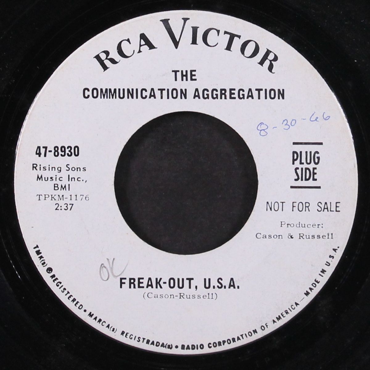 freak-out, u.s.a. / off the wall by COMMUNICATION AGGREGATION