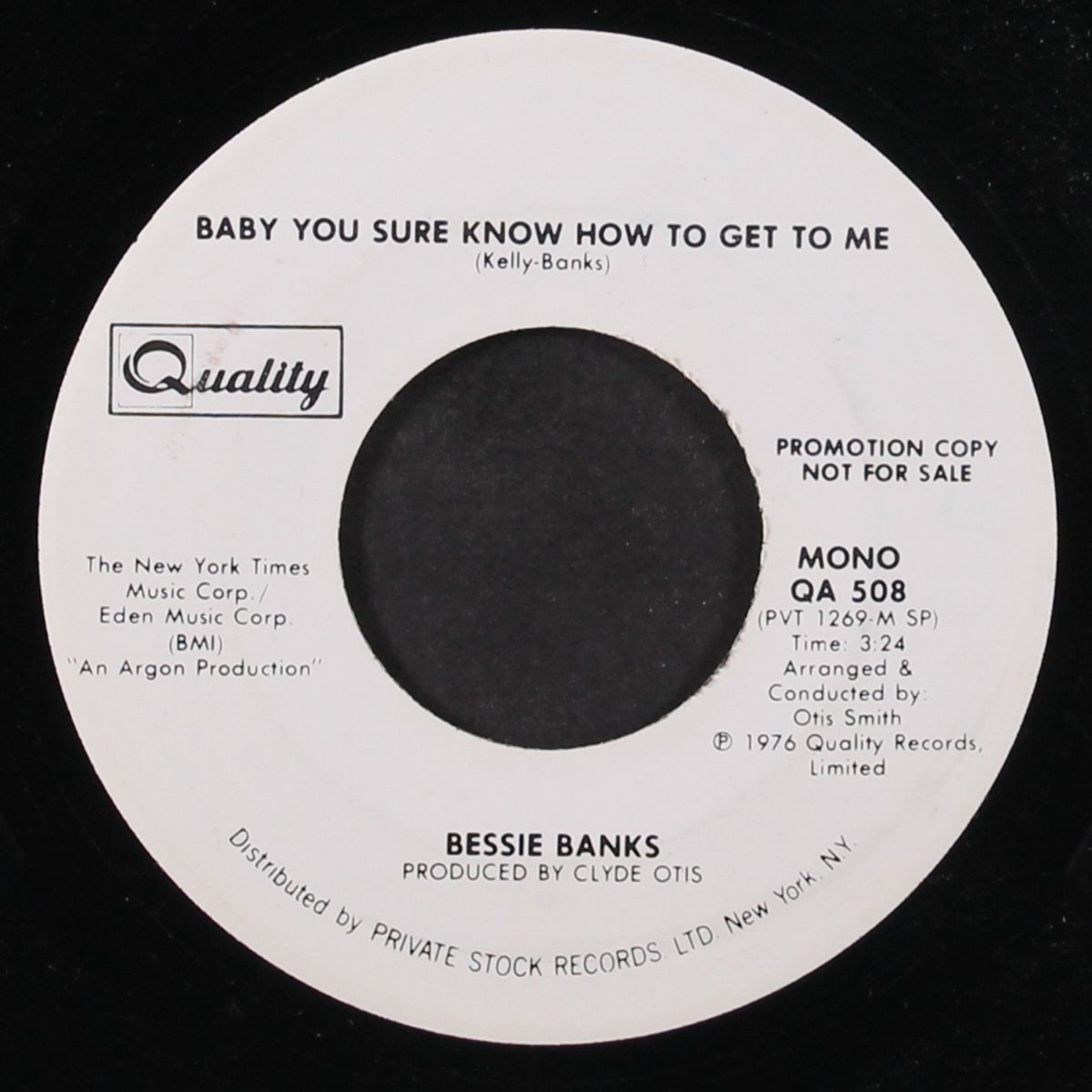 baby you sure know how to get to me / mono by BESSIE BANKS