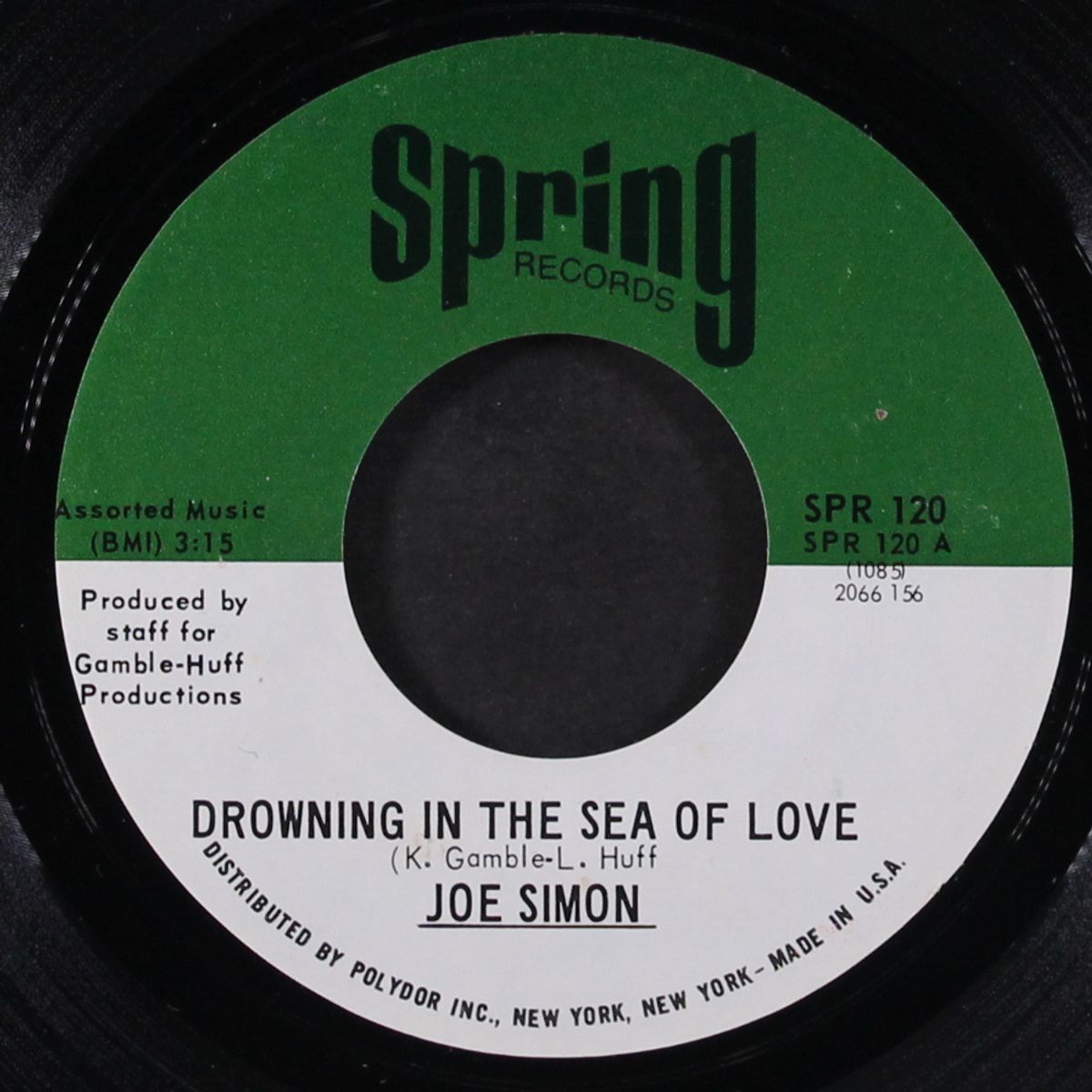 drowning in the sea of love / let me be the one by JOE SIMON