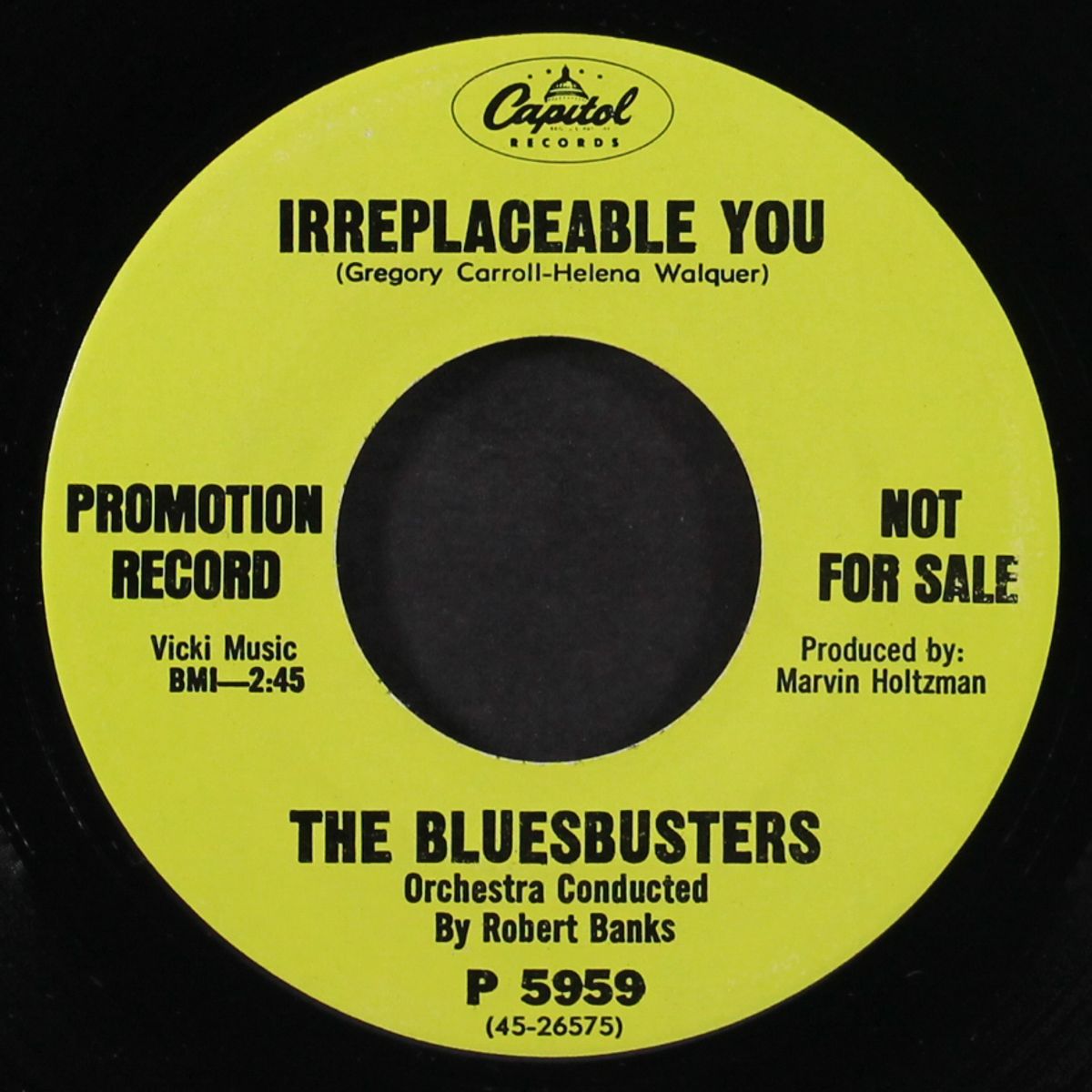 i've gotta get there / irreplaceable you by BLUESBUSTERS