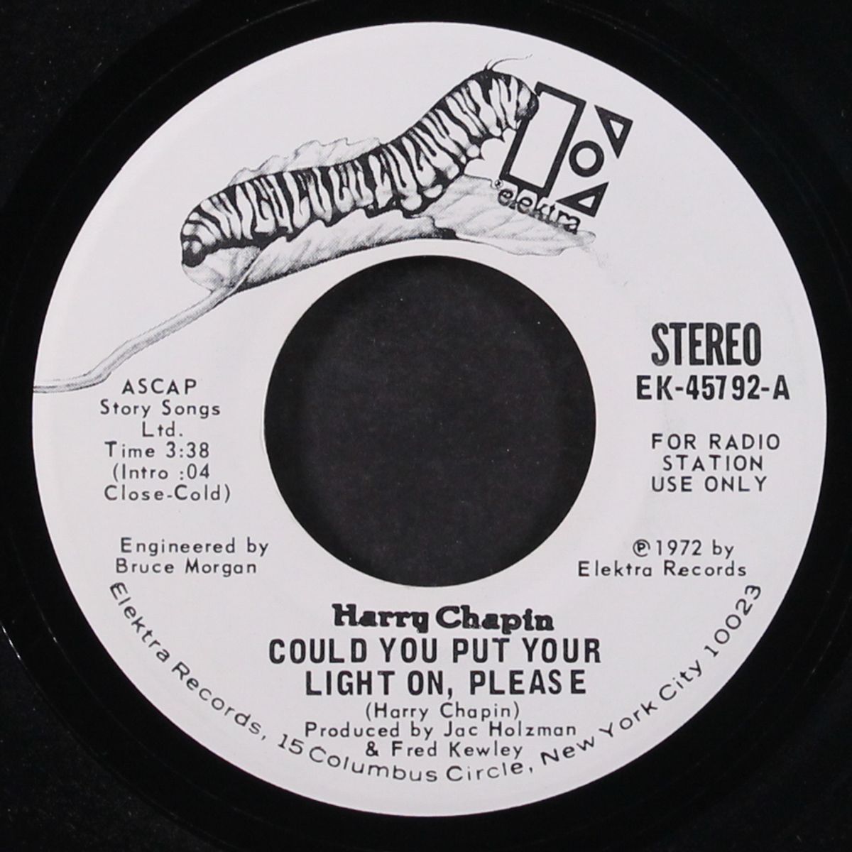 could you put your light on please by HARRY CHAPIN