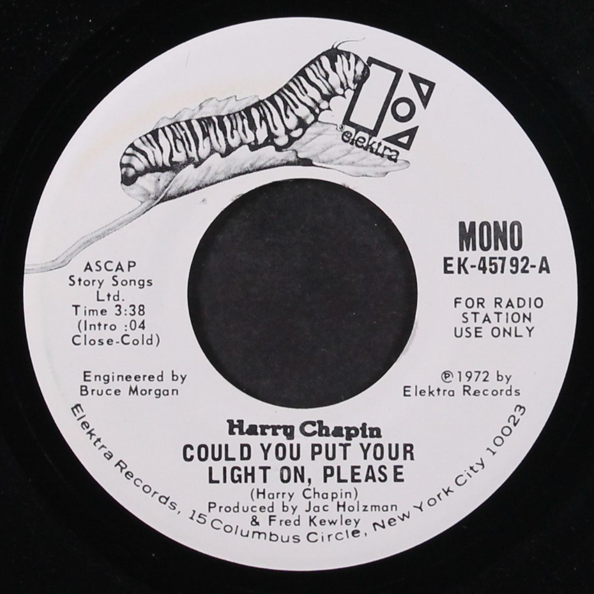 could you put your light on please by HARRY CHAPIN