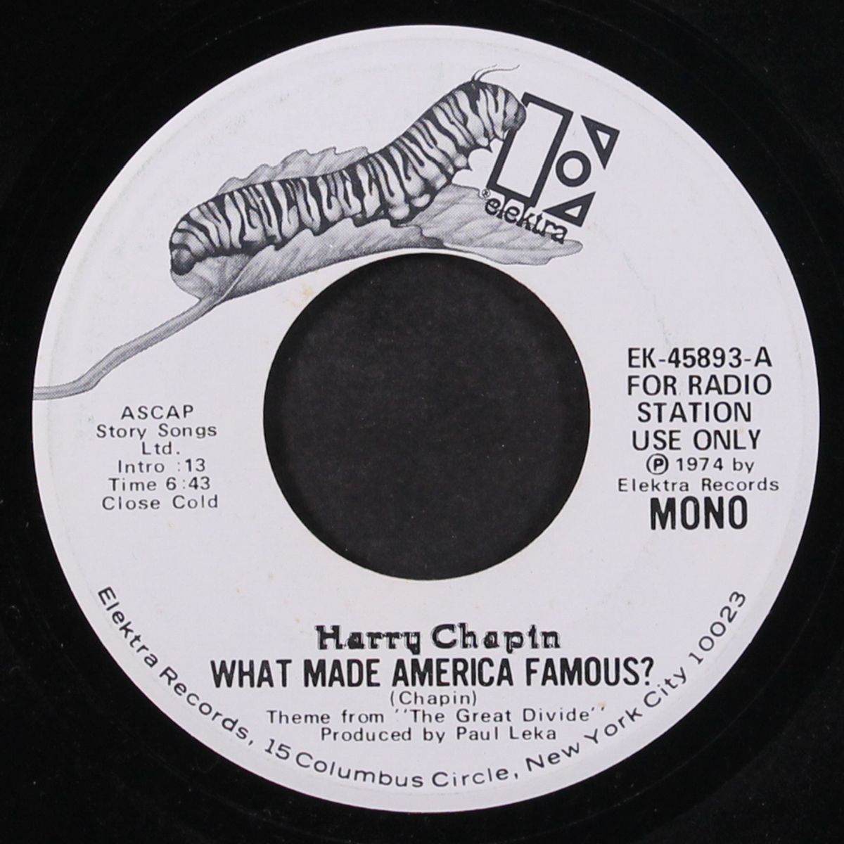 what made america famous by HARRY CHAPIN
