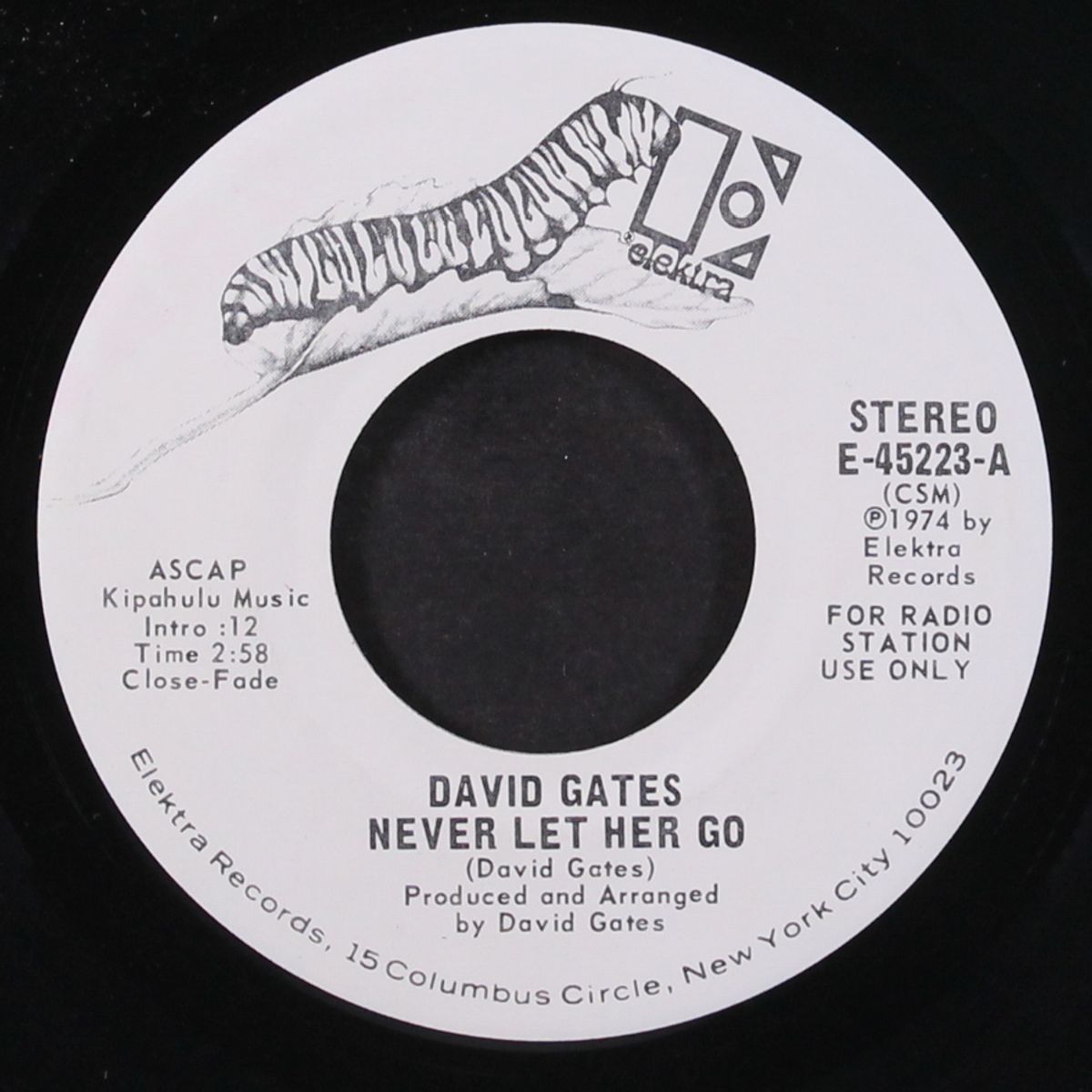 never let her go by DAVID GATES
