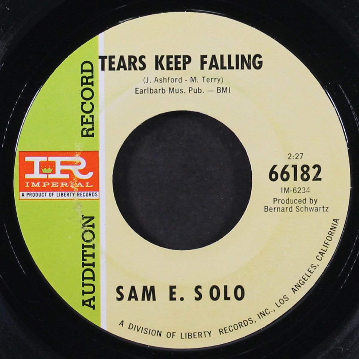 love is not a game / tears keep falling by SAM E. SOLO