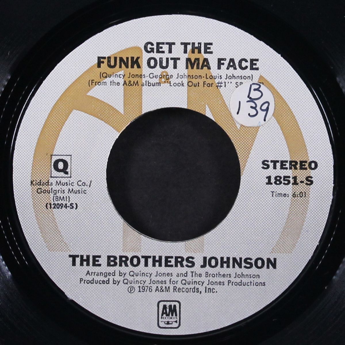 get the funk out of my face / tomorrow by BROTHERS JOHNSON