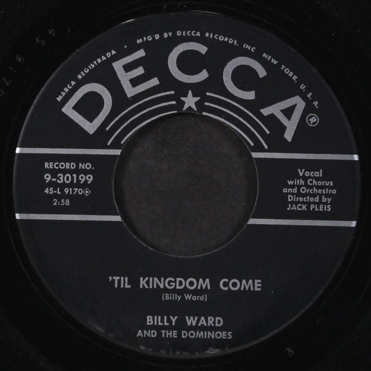 rock, plymouth rock / 'til kingdom come by BILLY WARD & DOMINOES