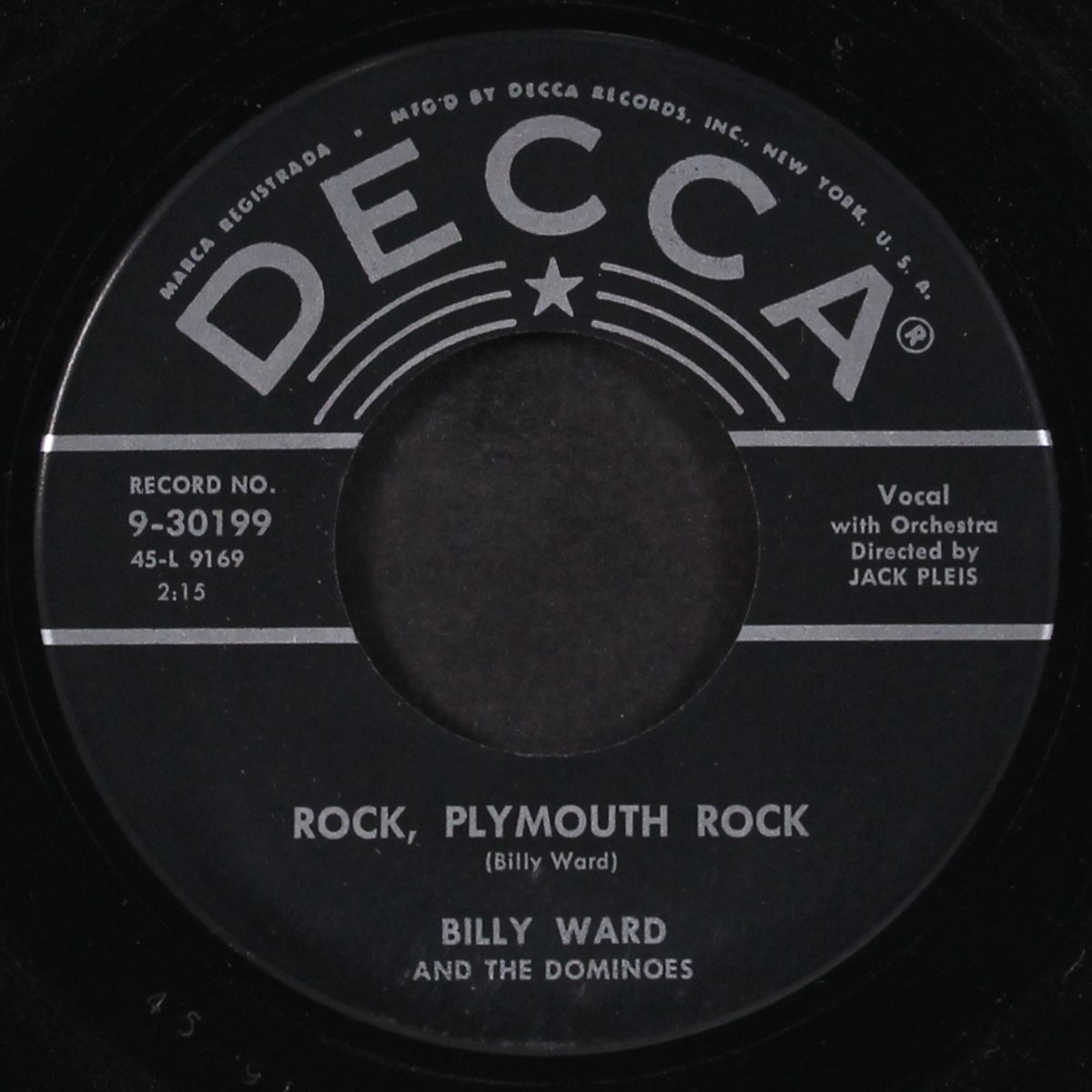 rock, plymouth rock / 'til kingdom come by BILLY WARD & DOMINOES