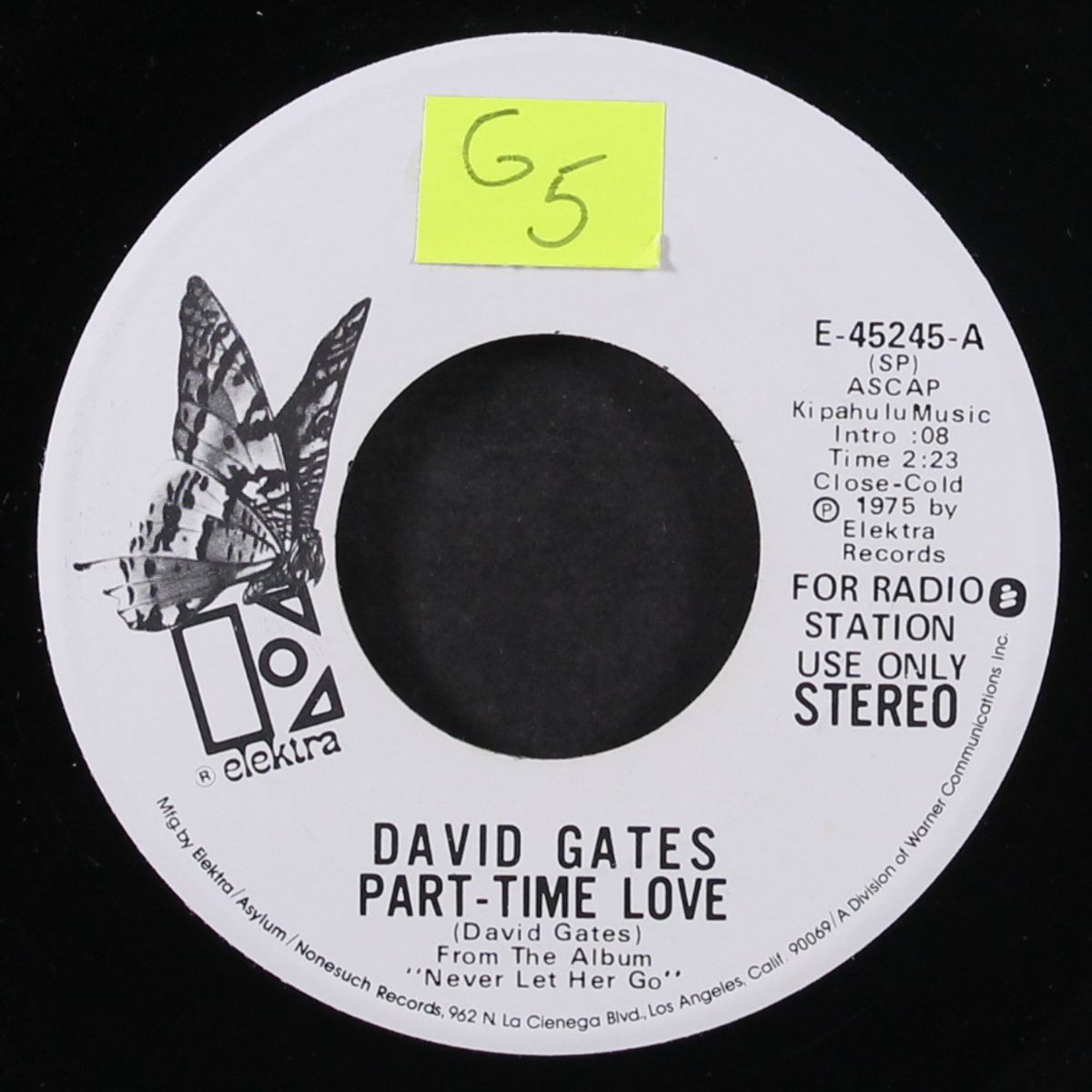 part-time love / mono by DAVID GATES