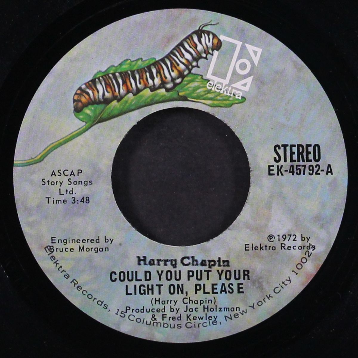 could you put your light on please by HARRY CHAPIN