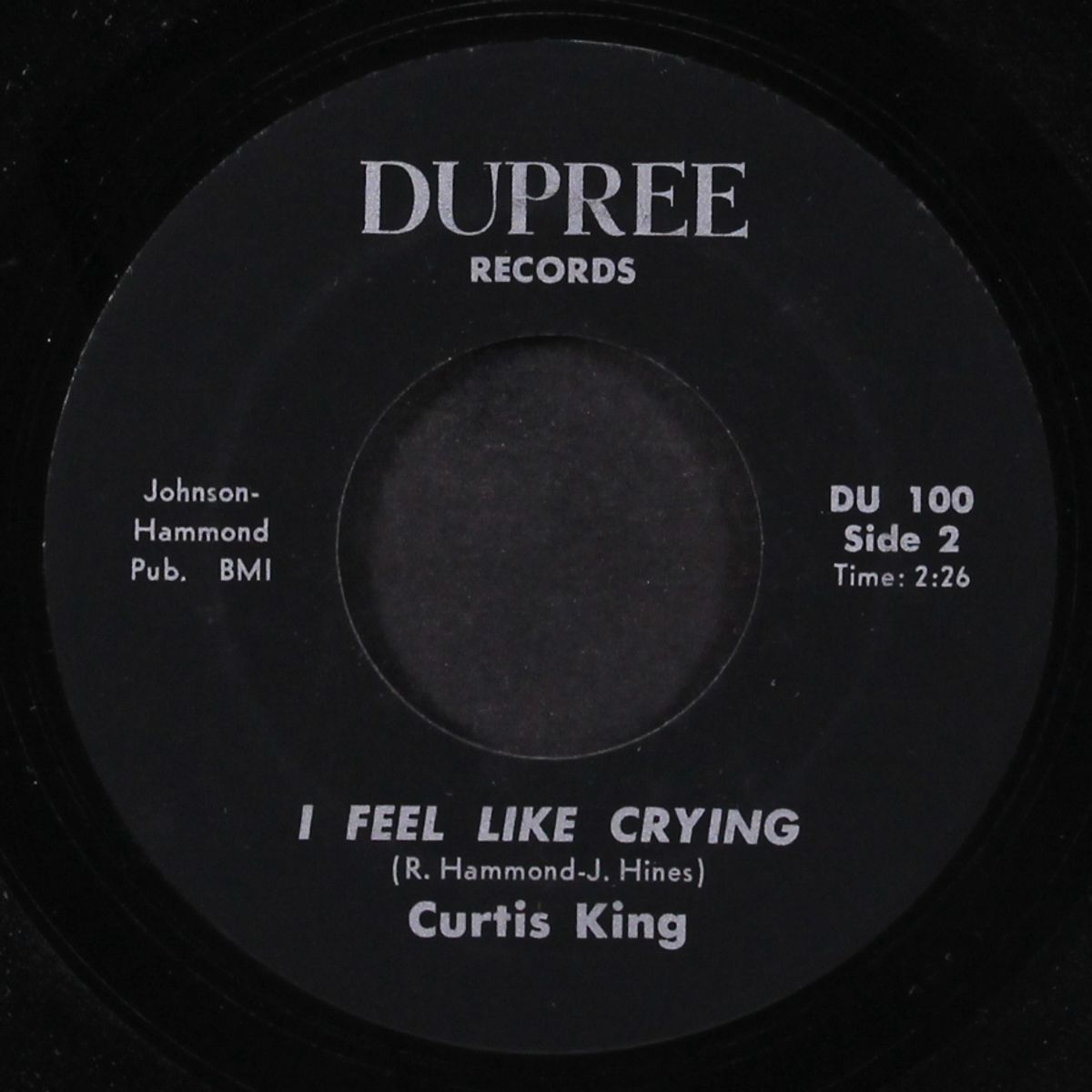 guilty of adultry / i feel like crying by CURTIS KING & GROUP