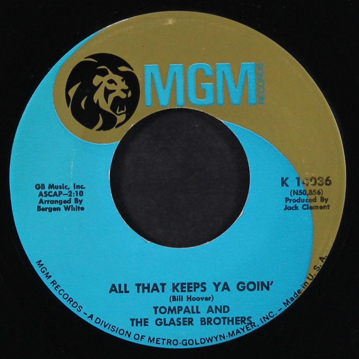 california girl (and the tennessee square / all that keeps ya goin') by TOMPALL & GLASER BROTHERS