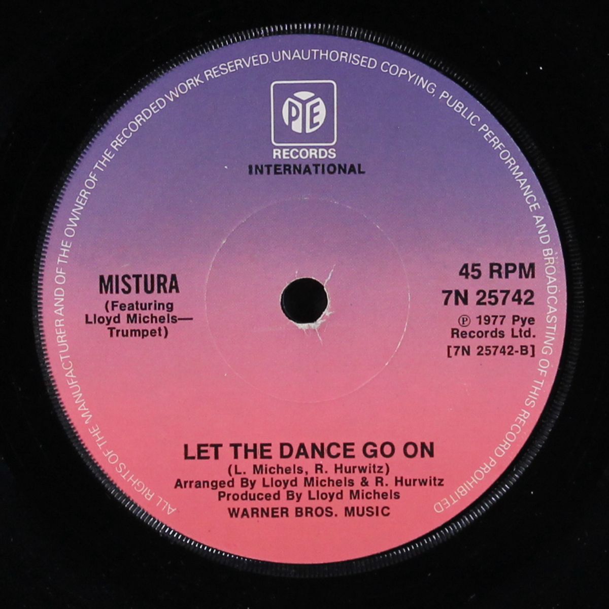 a certain kind of music / let the dance go on by MISTURA