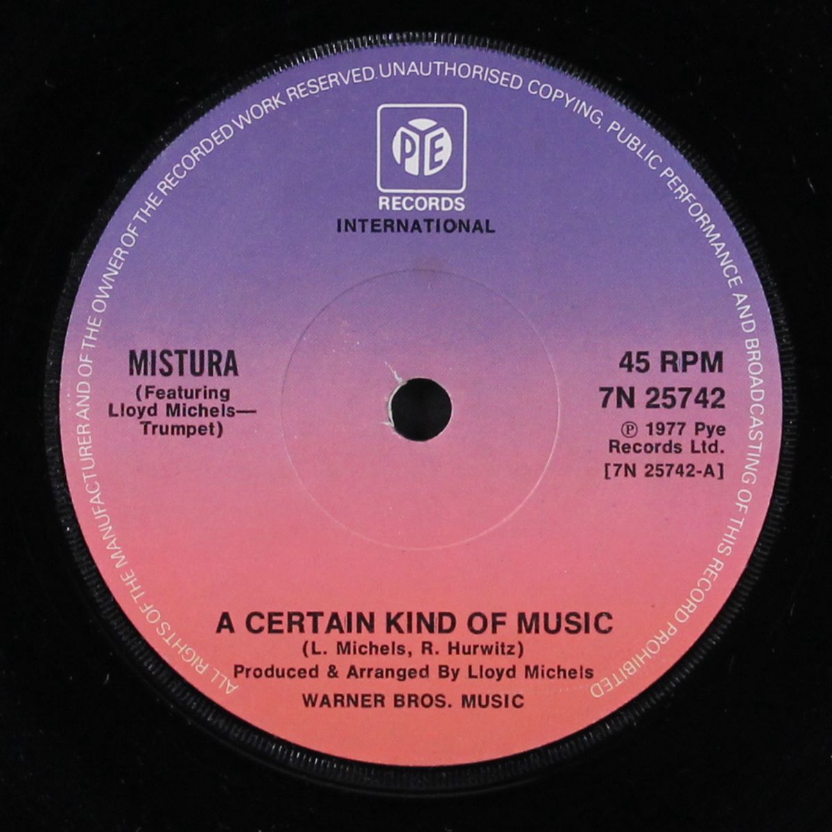 a certain kind of music / let the dance go on by MISTURA