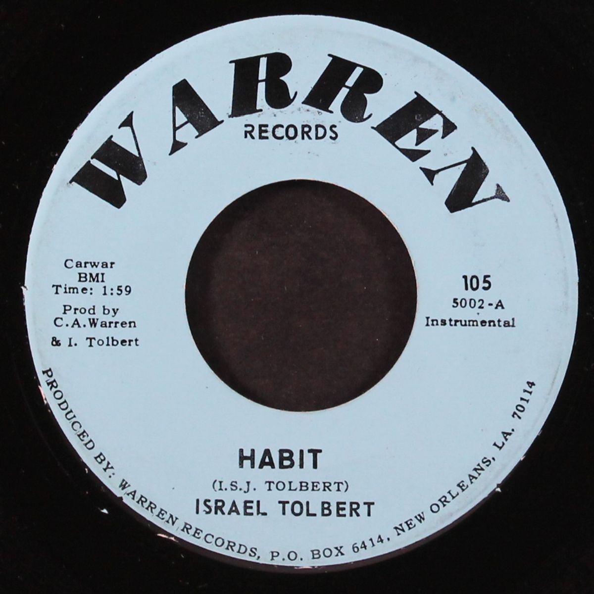 habit / darling, i love you by ISRAEL TOLBERT