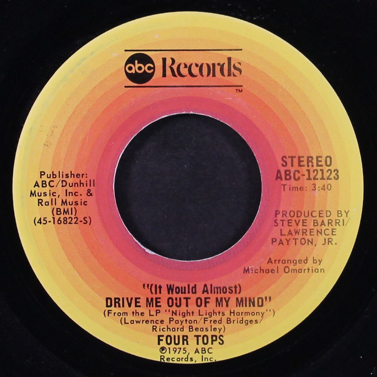 drive me out of my mind / we all gotta stick together by FOUR TOPS