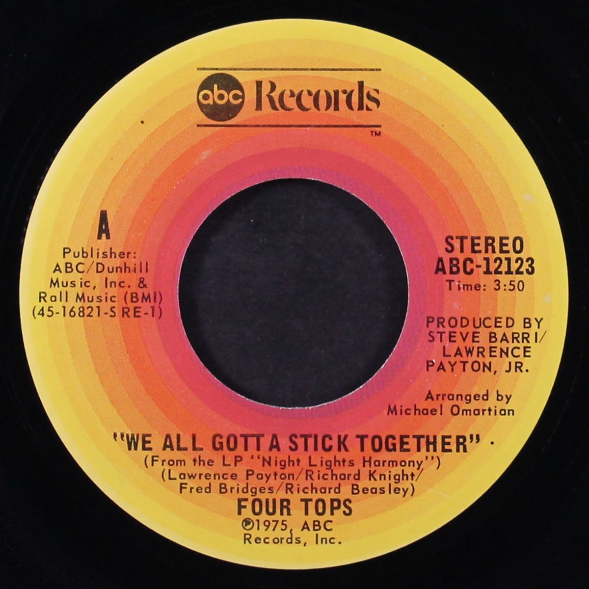 drive me out of my mind / we all gotta stick together by FOUR TOPS