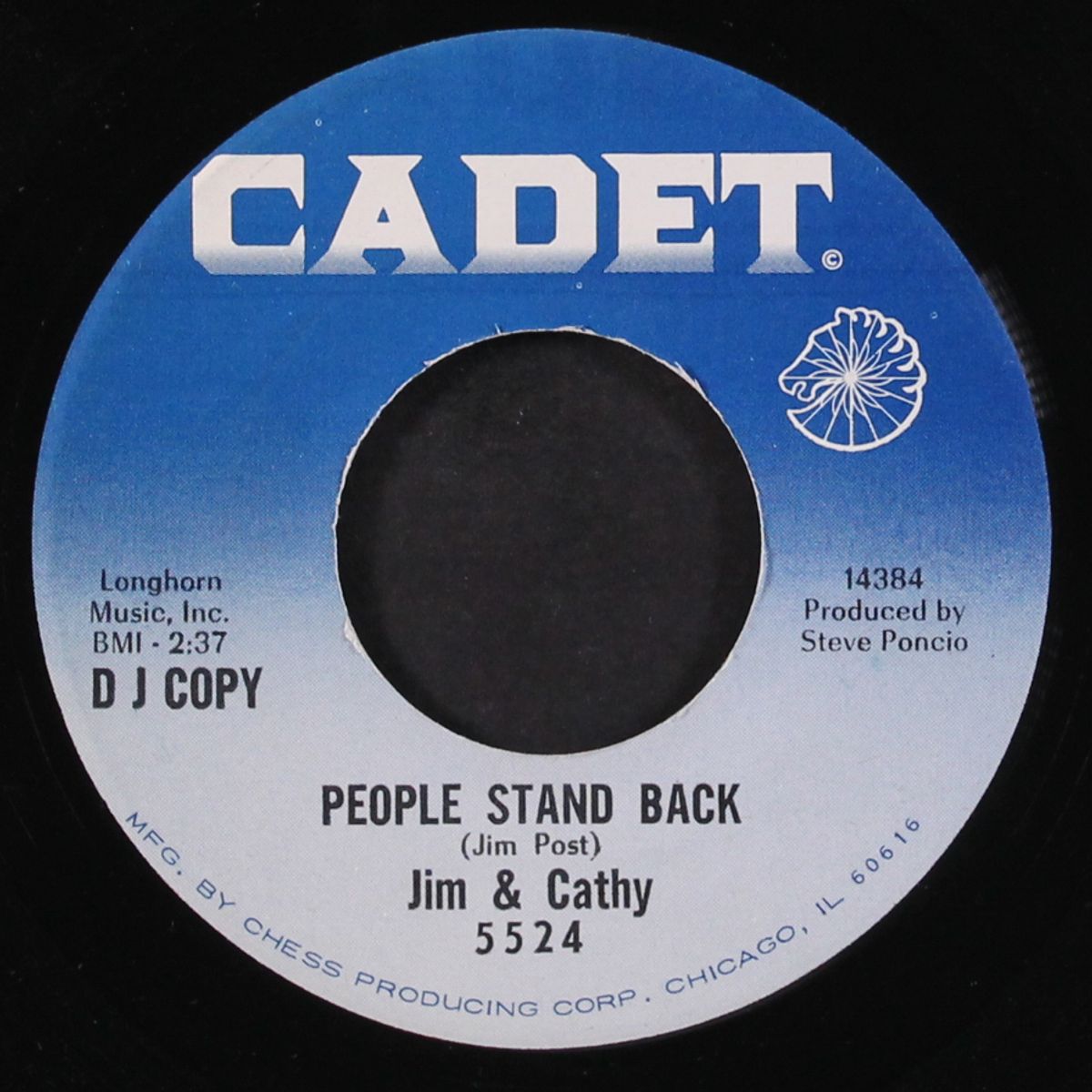 santa's got a brand new bag / people stand back by JIM & CATHY