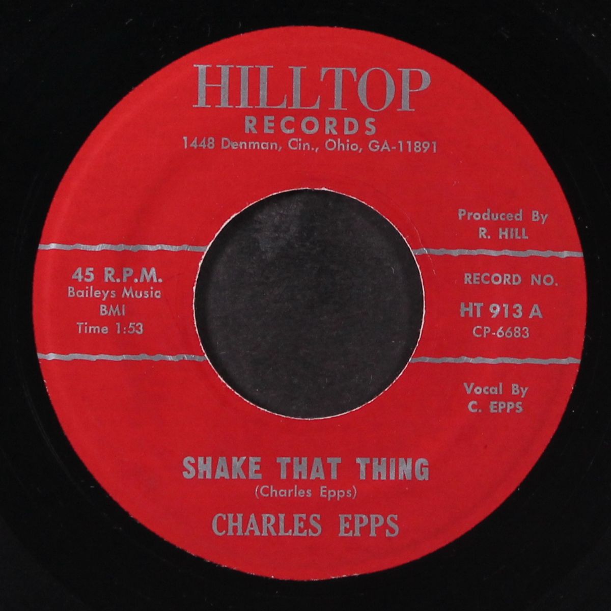 rock with the boogie / shake that thing by CHARLES EPPS