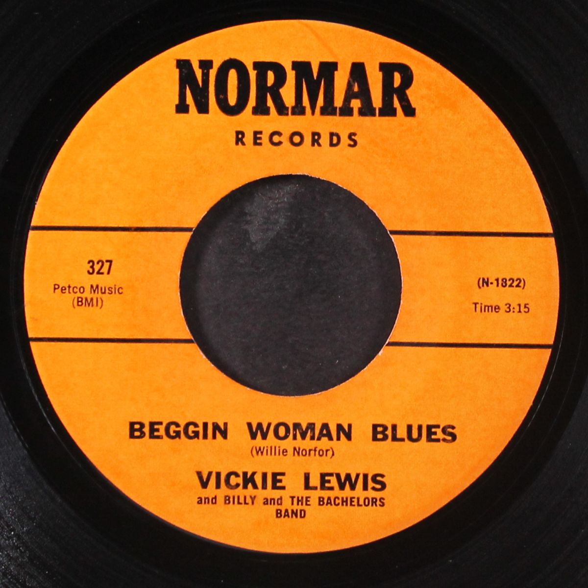 moonshine willie / beggin woman blues by BILLY & BACHELORS BAND