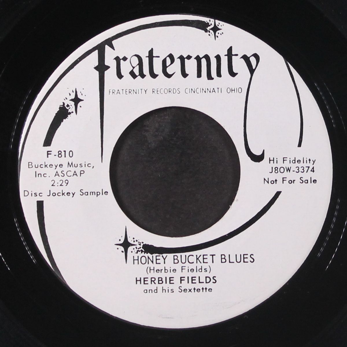 honey bucket blues / tiny kahn by HERBIE FIELDS