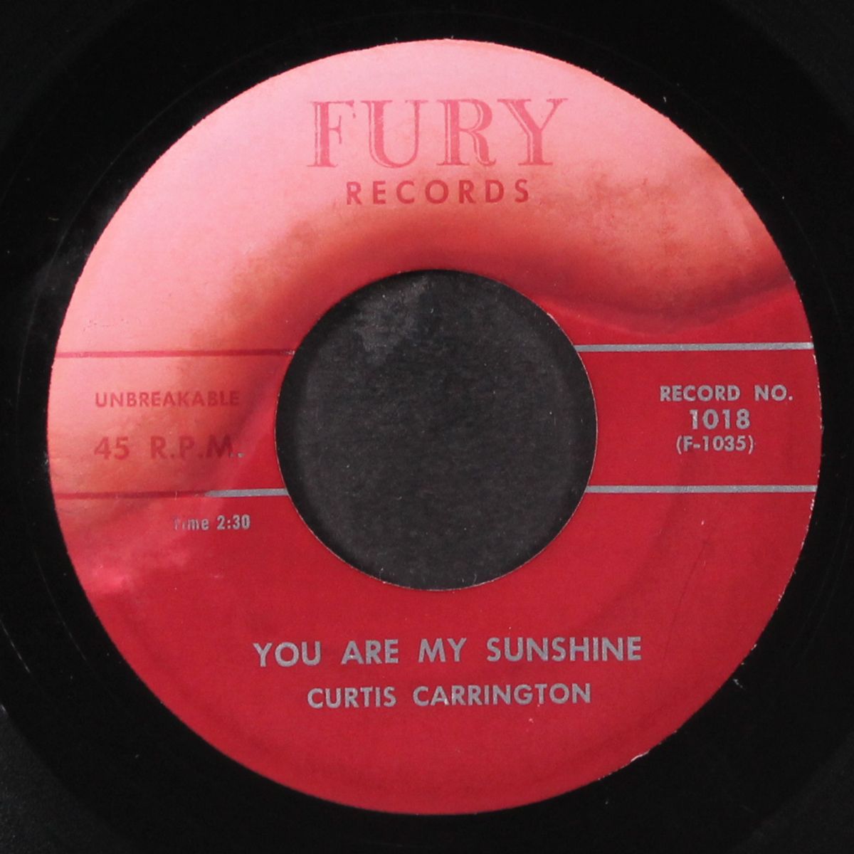 i'm gonna catch you / you are my sunshine by CURTIS CARRINGTON