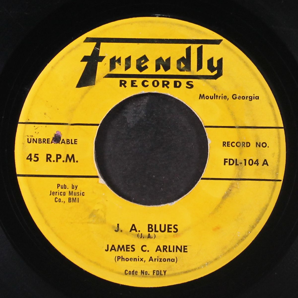 j.a. blues / j.a. rock by JAMES ARLINE
