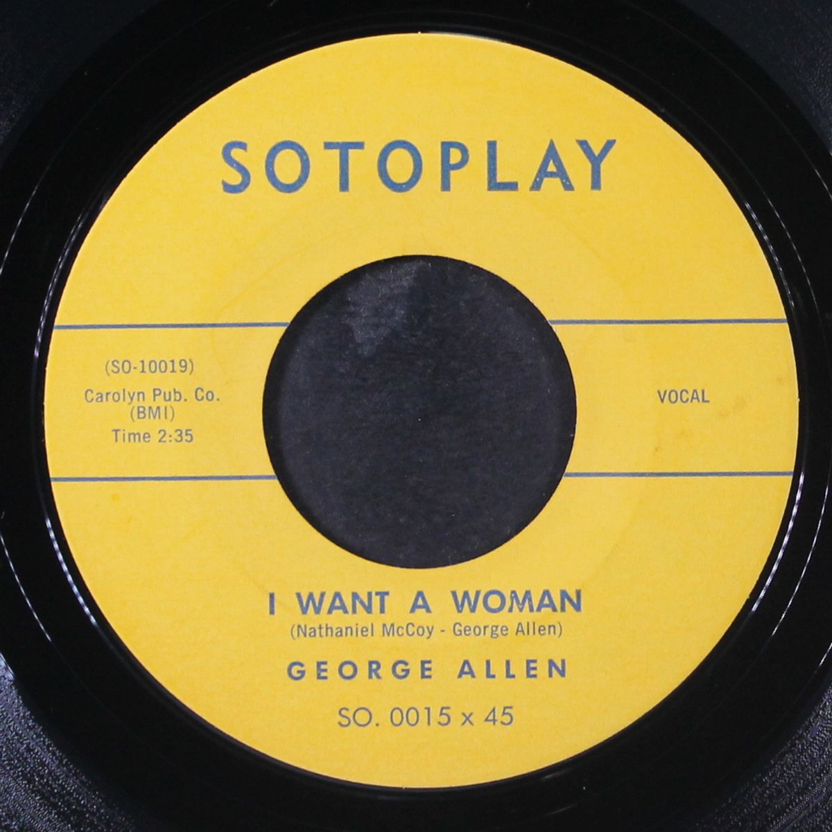 i want a woman / until you come home by GEORGE ALLEN
