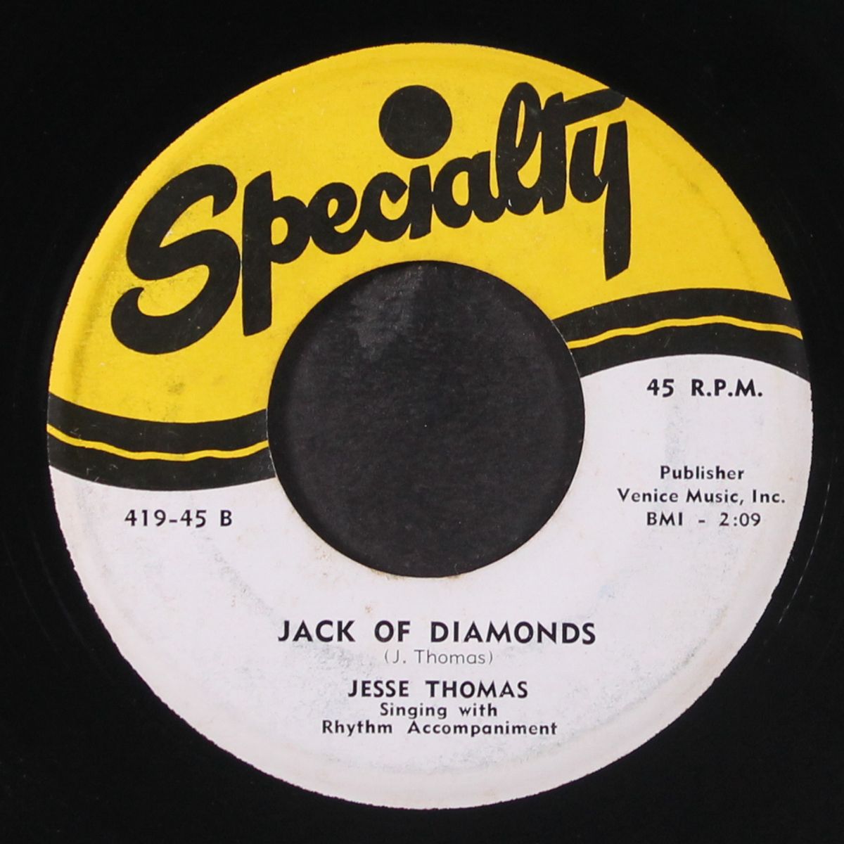 jack of diamonds / when you say i love you by JESSE THOMAS
