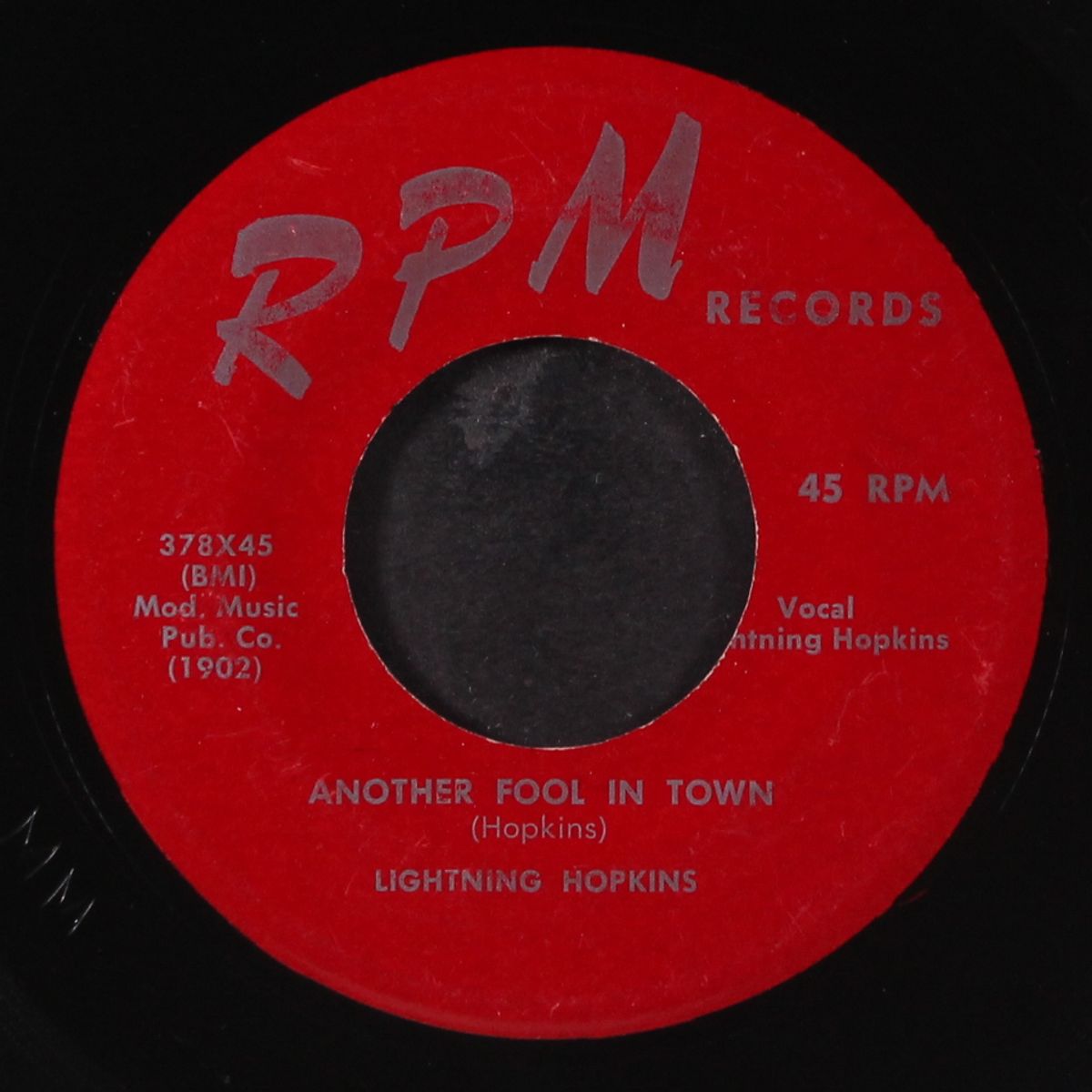 another fool in town / candy kitchen by LIGHTNING HOPKINS