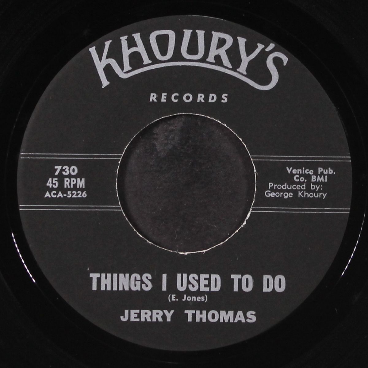 kurry bounce / things i used to do by JERRY THOMAS
