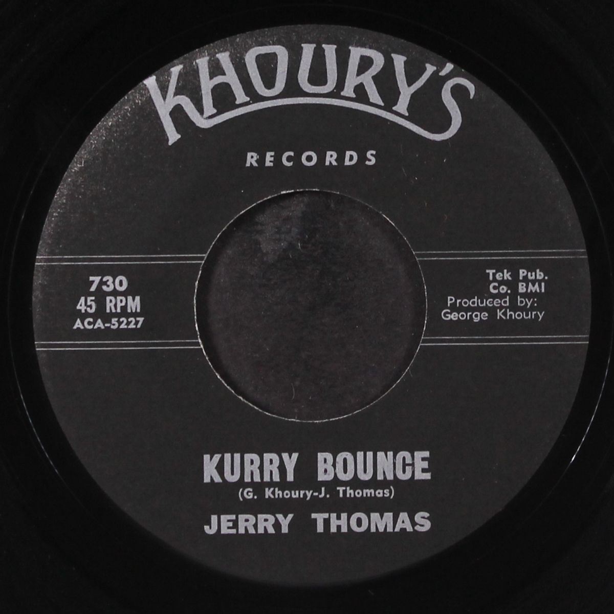 kurry bounce / things i used to do by JERRY THOMAS