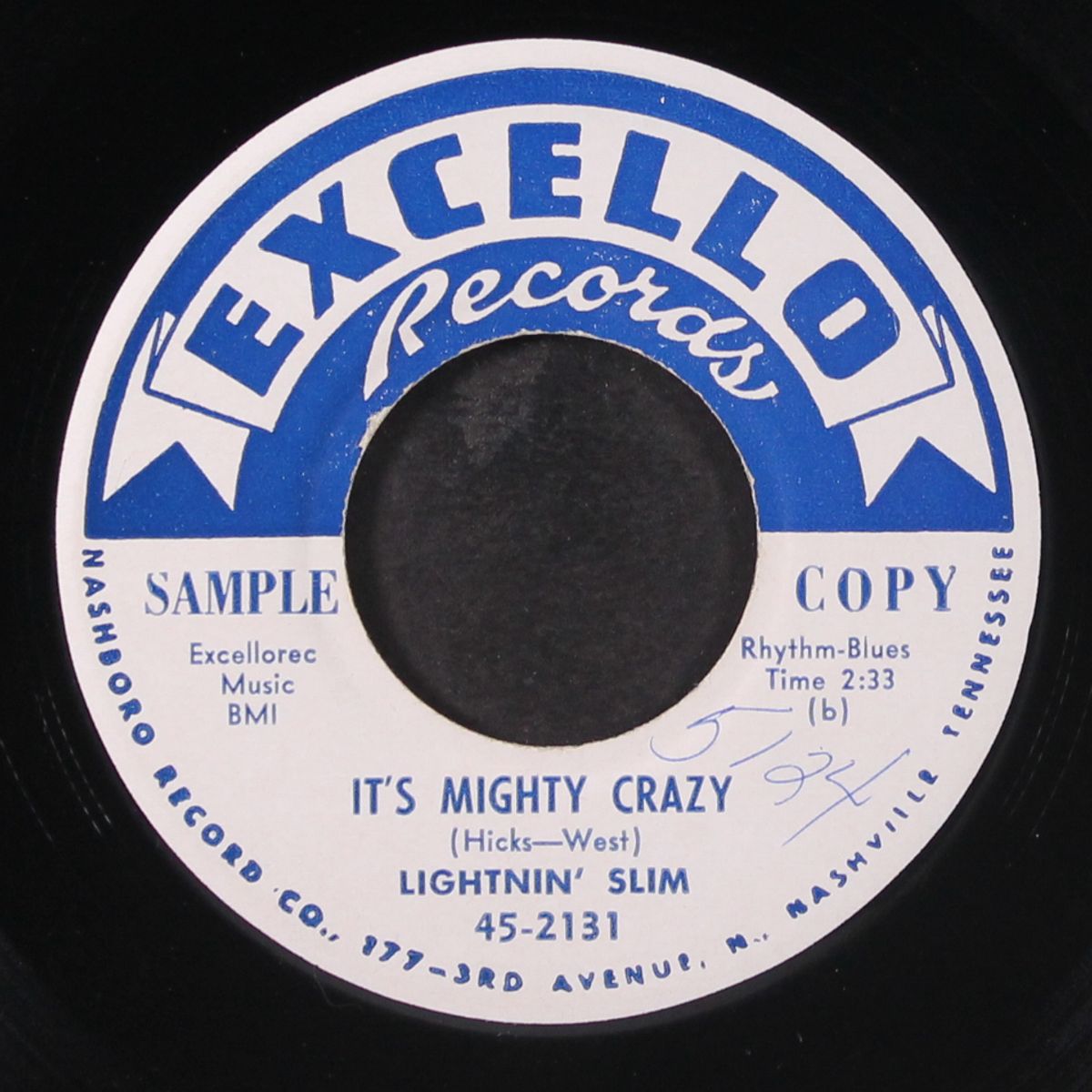 hoo doo blues / it's mighty crazy by LIGHTNIN' SLIM