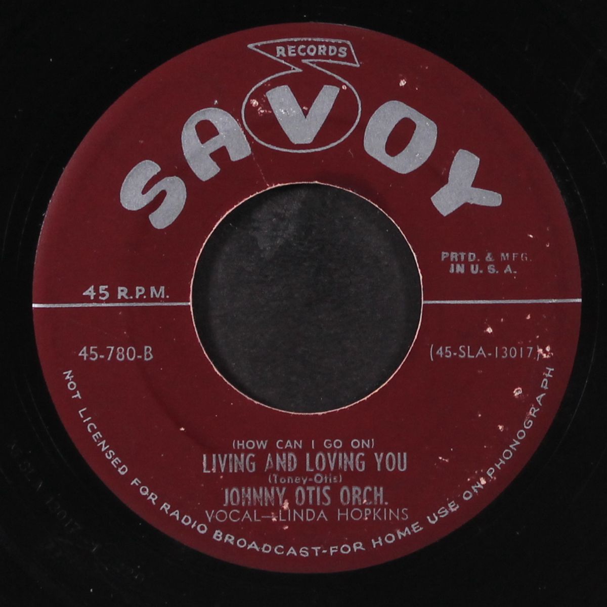 living and loving you / doggin blues by JOHNNY OTIS