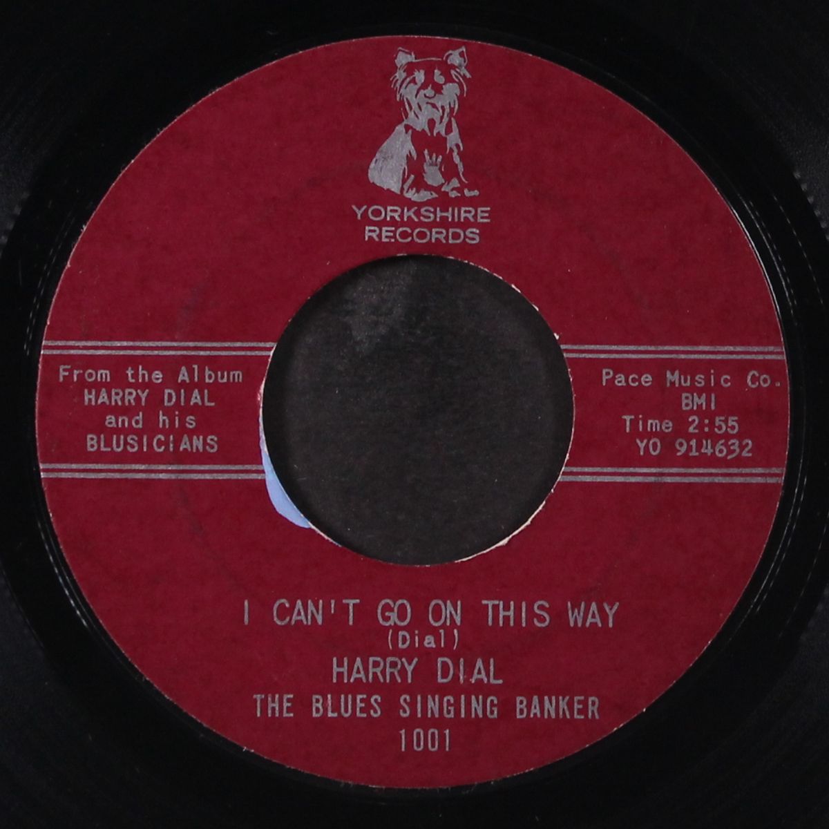 money tree blues / i can't go on this way by HARRY DIAL