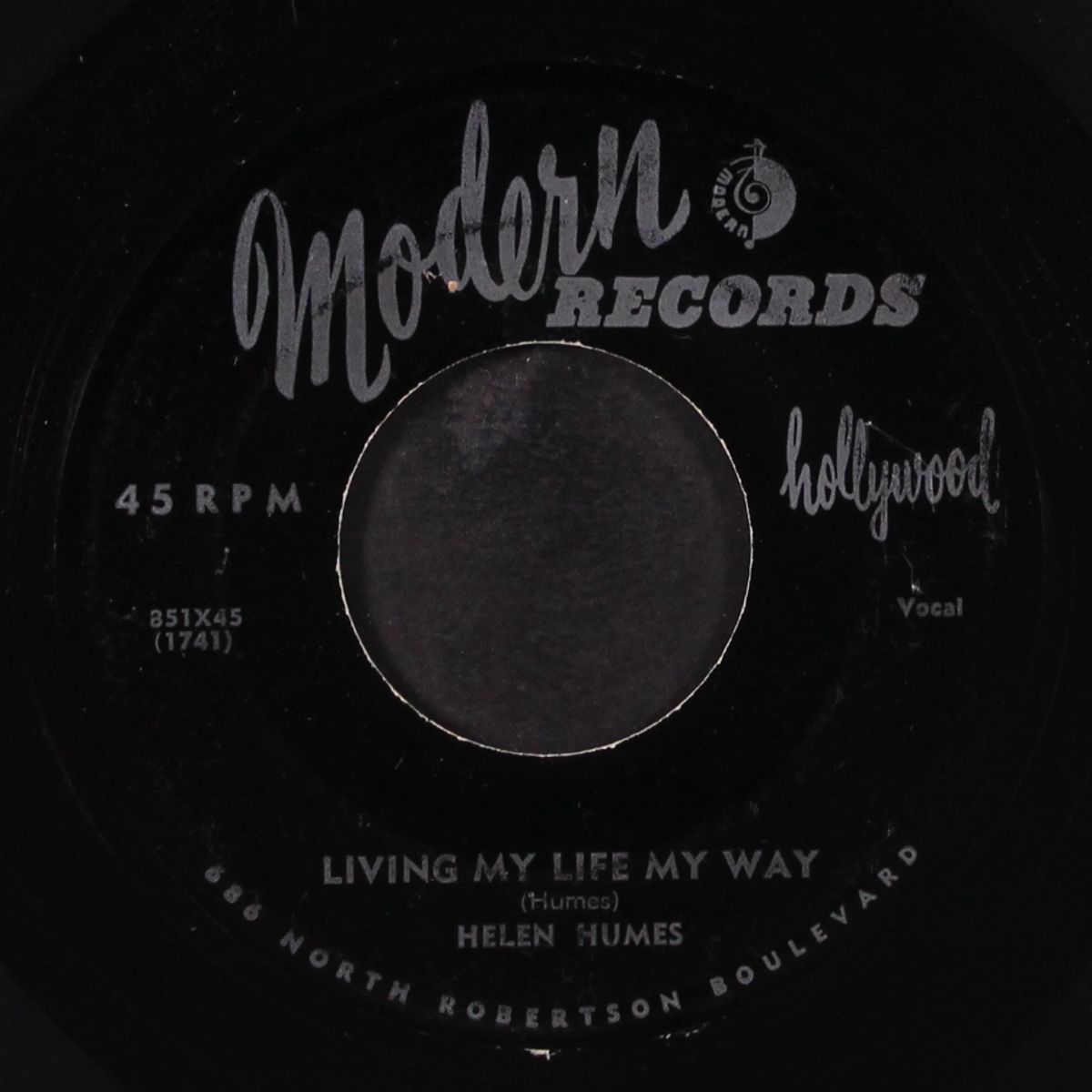 i ain't in the mood / living my life my way by HELEN HUMES