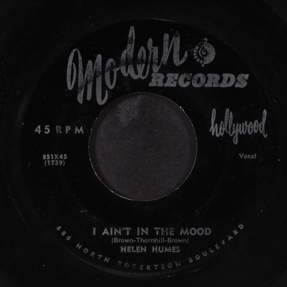 i ain't in the mood / living my life my way by HELEN HUMES
