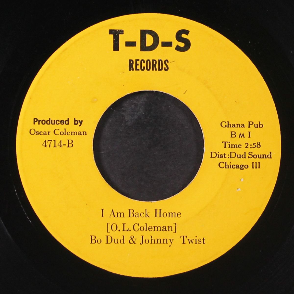 father popcorn / i am back home by JOHNNY LITTLEJOHN / BO DUD & JOHNNY TWIST