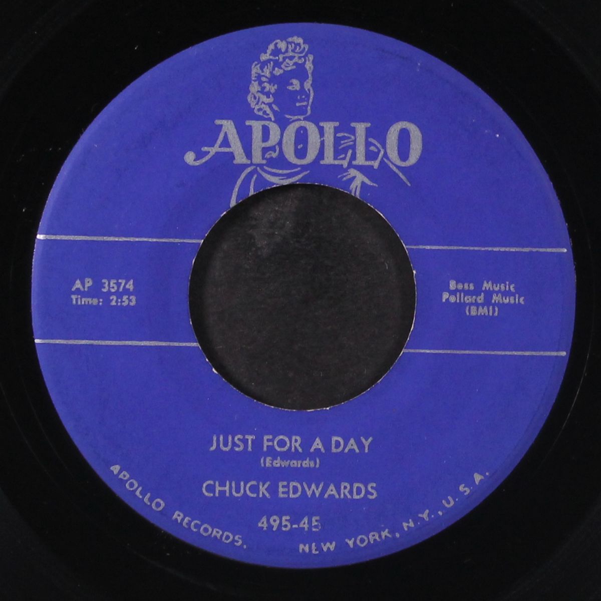 she carried me all over town / just for a day by CHUCK EDWARDS