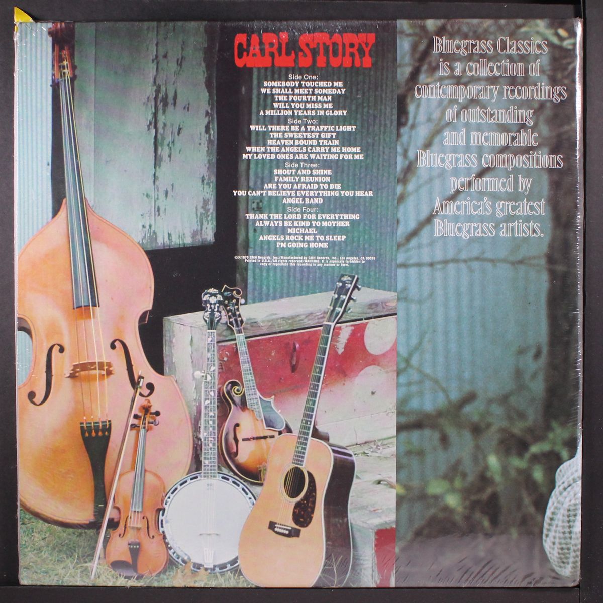 the bluegrass gospel collection by CARL STORY