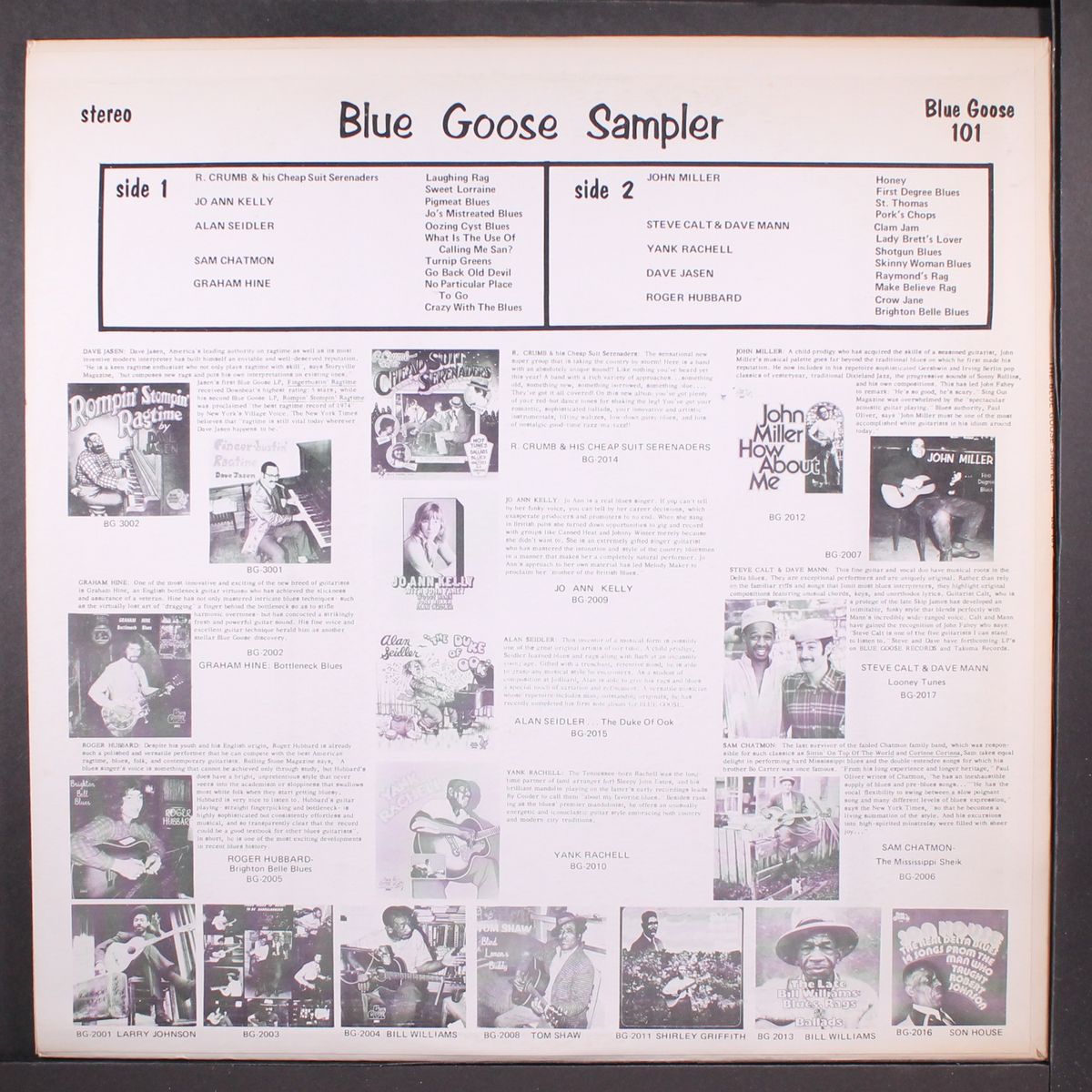 blue goose sampler by VARIOUS