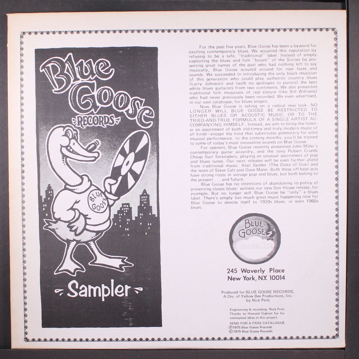 blue goose sampler by VARIOUS