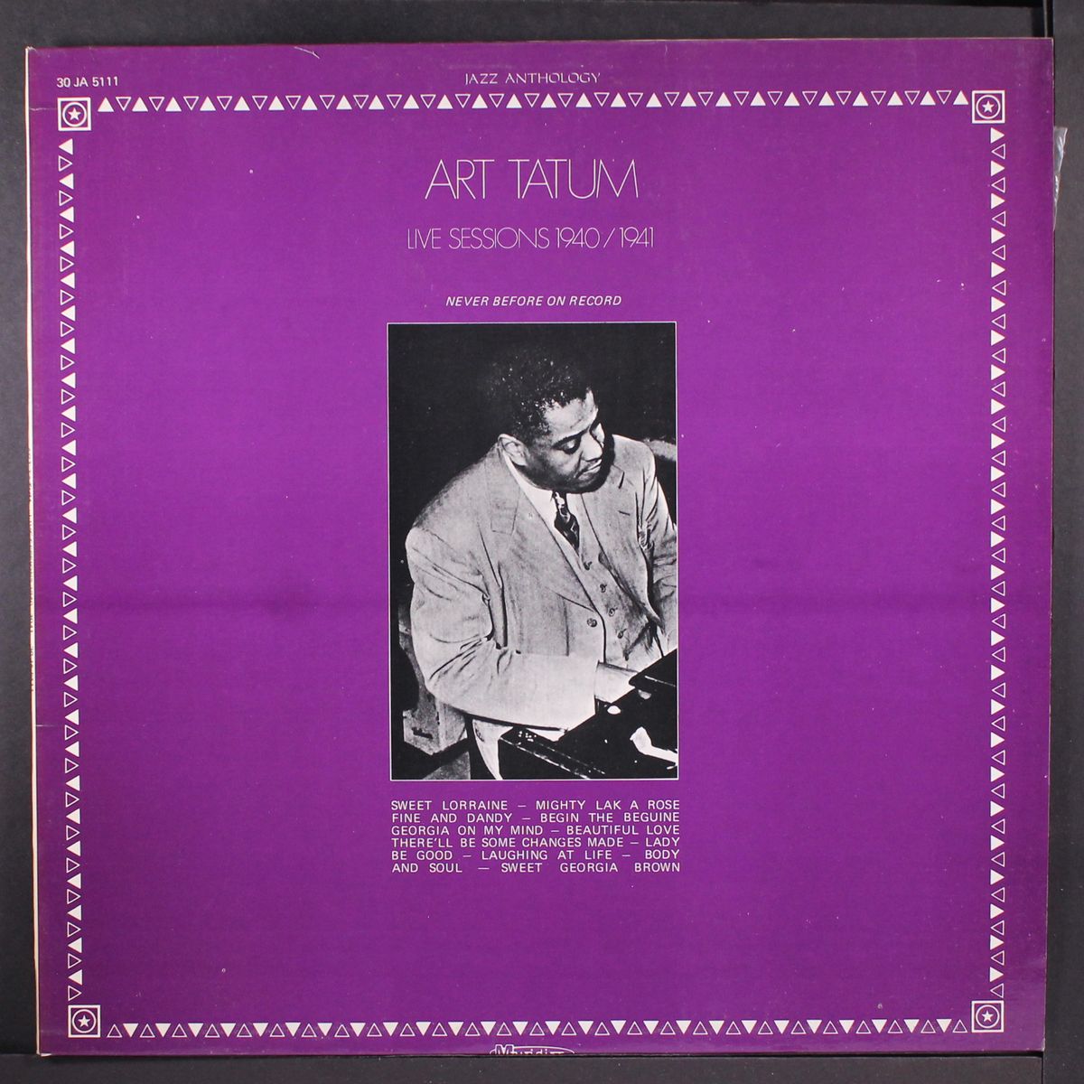 live sessions 1940/1941 by ART TATUM
