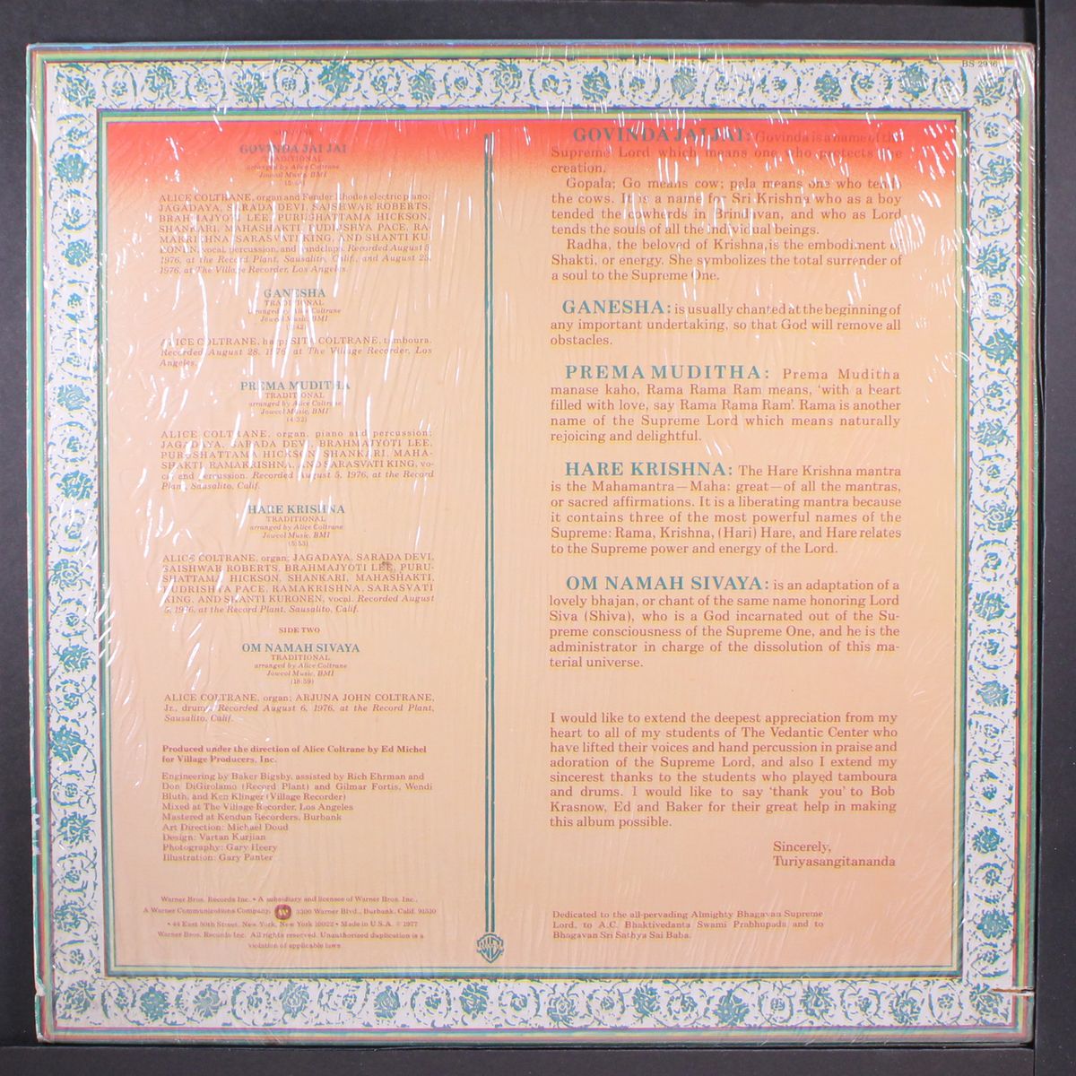 radha-krsna nama sankirtana by ALICE COLTRANE