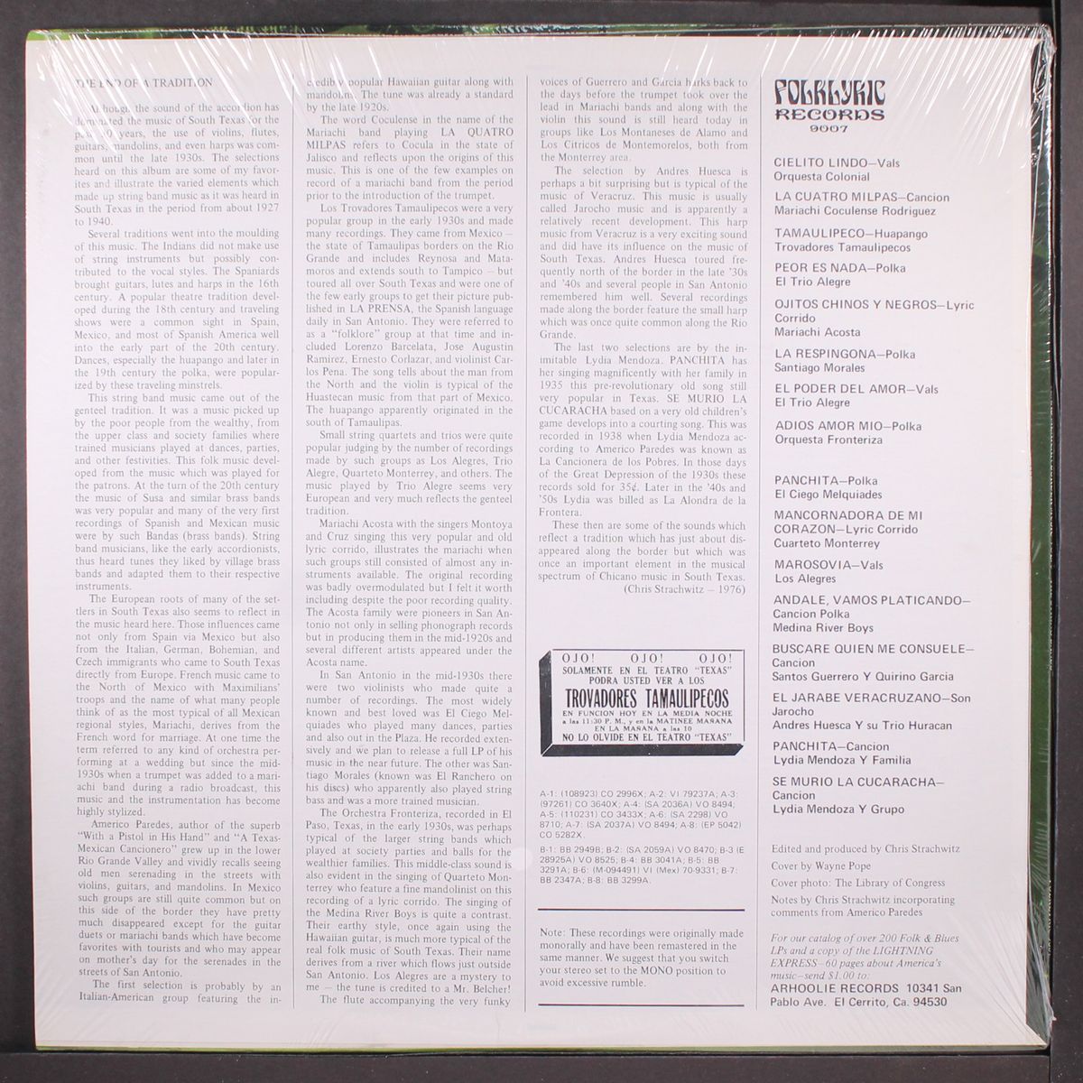 texas-mexican border music, vol. 5 by VARIOUS