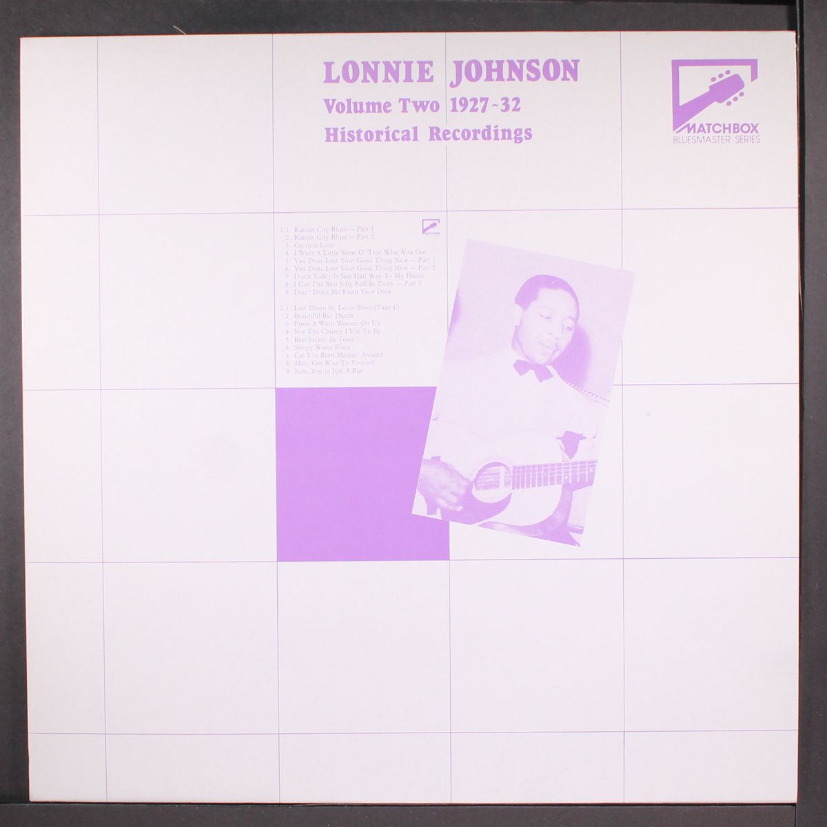 vol. 2 1927-32, historical recordings by LONNIE JOHNSON